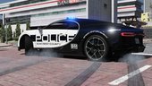 Bugatti Chiron | Hot Pursuit Police [Add-on / Replace | Template]