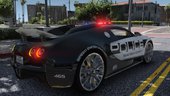 Bugatti Veyron | Hot Pursuit Police [Add-On / Replace | Template]