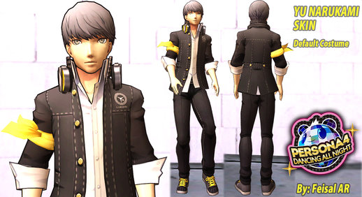 Yu Narukami Default Costume (Persona 4: DAN)