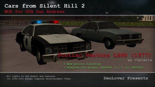 Pontiac Ventura LSPD from Silent Hill 2