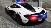 McLaren P1 | Hot Pursuit Police [Add-On / Replace | Template]
