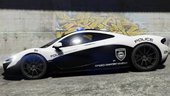 McLaren P1 | Hot Pursuit Police [Add-On / Replace | Template]
