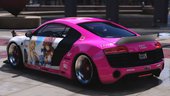 2013 Audi R8 V10 Plus 5.2 FSi Coupe Liberty Walk LB Performance Kit Itasha [Add-On / Replace] 