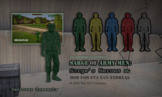 Sarge Of Army Men: Sarge's Heroes 2