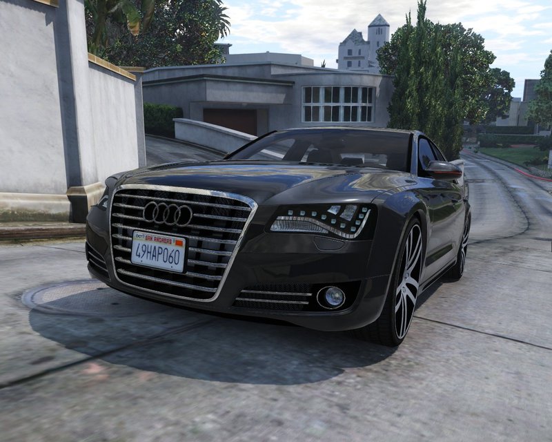 Gta 5 2012 Audi A8l W12 Add On Replace Mod Gtainside Com