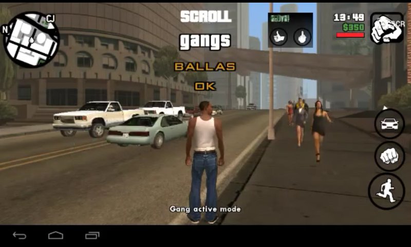 GTA San Andreas GTA SA Gang Editor (Cleo) for Android Mod 