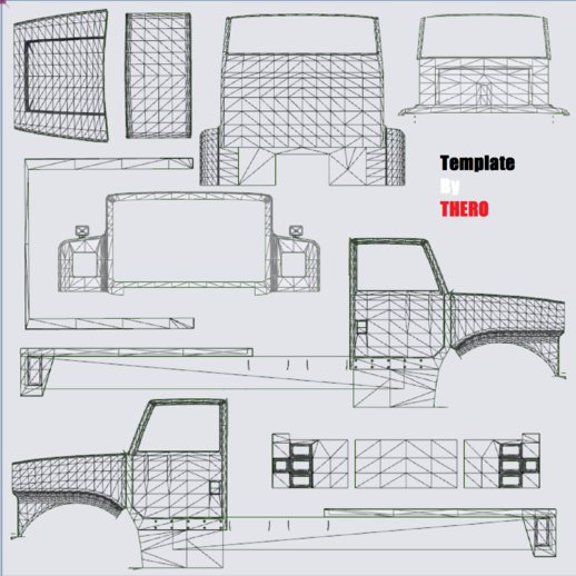 Tow Truck Template Pack