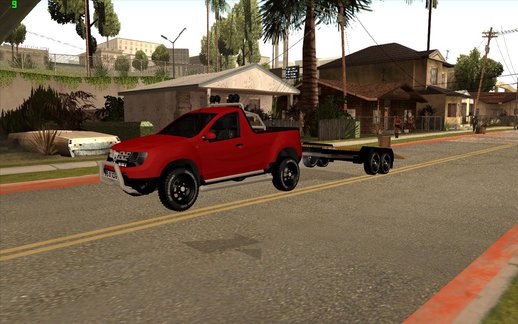 Dacia Duster Pick-up and Trailer 