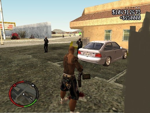 GTA SA - IV Hud