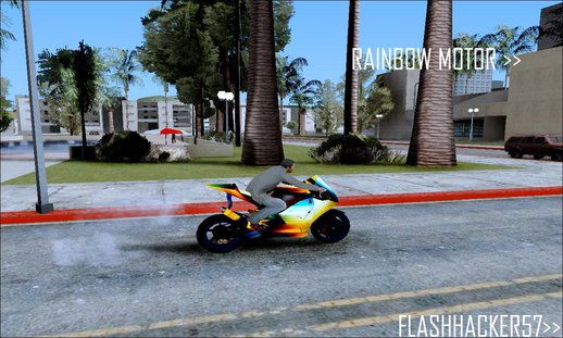 Rainbow Motorcycle