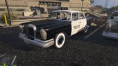 1960s West Germany/Persian/English Police Benz W111