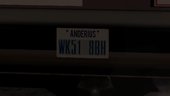 New Custom License Plates for GTA Alien City