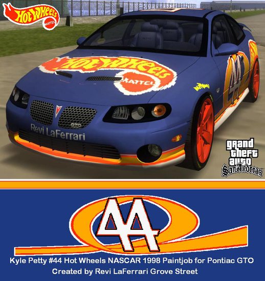 Hot Wheels NASCAR Paintjob for Pontiac GTO