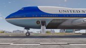 Air Force One Boeing VC-25A  [Enterable Interior | Add-On]