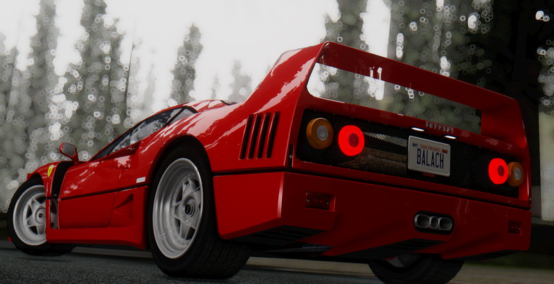 Download Ferrari F40 (US Spec) 1989 for GTA San Andreas (iOS, Android)