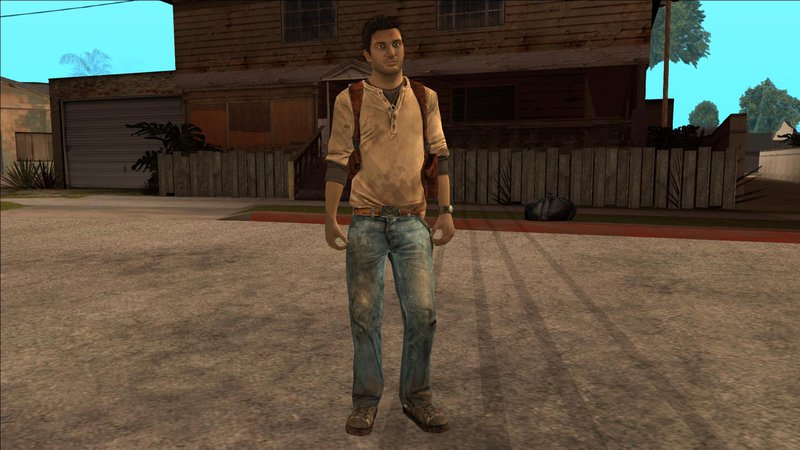 Nathan Drake Uncharted for GTA San Andreas