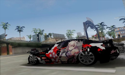 Mazda RX-8 VIP Stance With Shimakaze Itasha