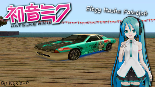 Elegy Hatsune Miku Itasha Paintjob