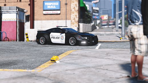 2015 Police Liberty Walk Mustang GT [Add-On]