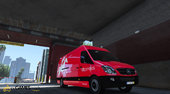 Portuguese Van Post Office - CTT - Mercedes Spinter [Replaced/Paintjob] v1.0