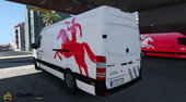 Portuguese Van Post Office - CTT - Mercedes Spinter [Replaced/Paintjob] v1.0