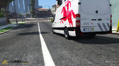 Portuguese Van Post Office - CTT - Mercedes Spinter [Replaced/Paintjob] v1.0