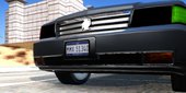 MP3 Plate for GTA V,MP3,GTA IV Cars