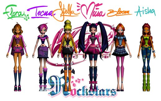Winx Club Rock Band from Winx Club Rockstars	