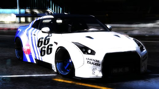 Nissan Gtr35 Libertywalk (Replace / Addon / template )