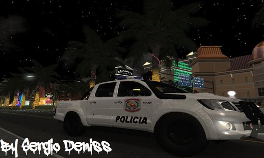 GTA V MOD Policia - Carro HILUX da Policia 