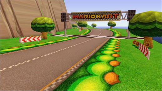 Mario Kart Wii Sunny Island