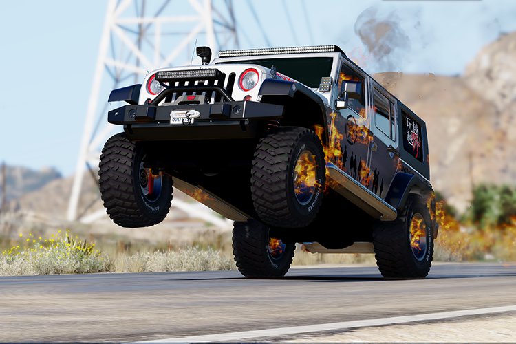GTA 5 2014 Jeep Wrangler Rubicon [Add-On / Replace] Mod 