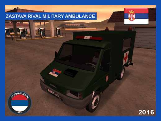 Zastava Rival Military Ambulance