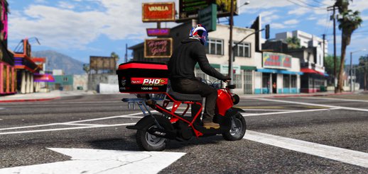 Honda Ruckus Pizza Delivery Edition