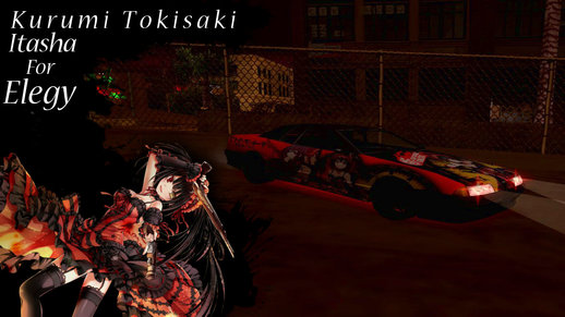 Elegy Kurumi Tokisaki Itasha Paintjob