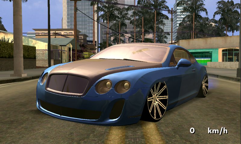 Gta San Andreas Bentley Continental Vip Stance Style Only Dff For Android Mod Gtainside Com