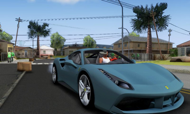 Gta San Andreas Ferrari 488 Gtb Mod Gtainsidecom
