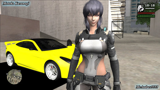 Motoko Kusanagi from Ghost in the Shell