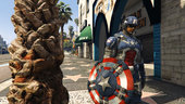 Captain America Modern Soldier + Shield [Add-on Ped]