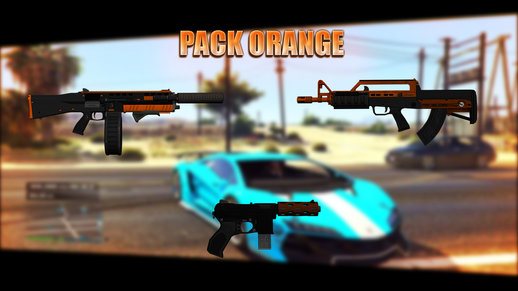 Orange Weapons Pack #1