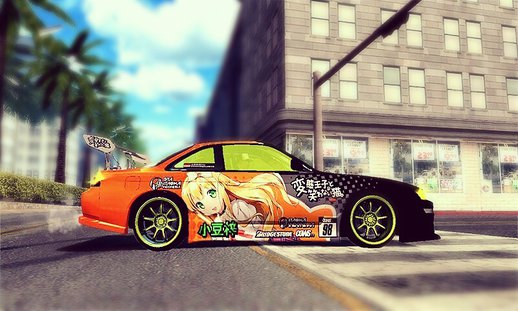 Azuki Azusa Itasha Nissan Silvia Vinyl