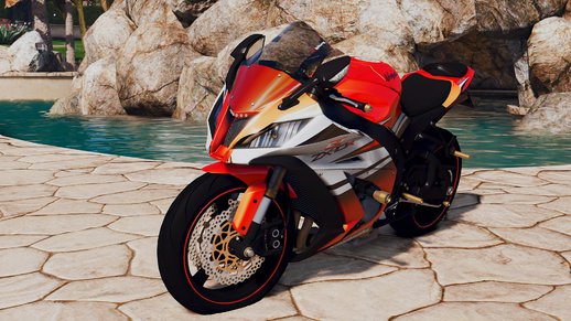 Kawasaki ZX10R Orange White