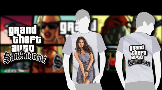T-Shirt GTA SA Girl