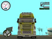 Green Scania R620 & Putu McBamboo Trailer