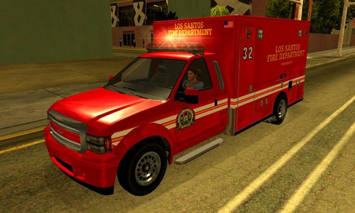 GTA V Vapid Sadler Ambulance