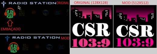 GTA SA - HD Radio Icons