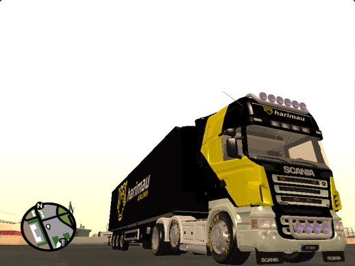Scania R620 & Harimau Airlines Trailer (Fake-Real Livery)