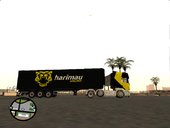 Scania R620 & Harimau Airlines Trailer (Fake-Real Livery)