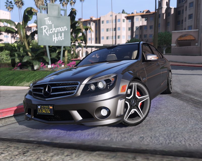 GTA San Andreas Mercedes Benz C63 W204 Tuning Mod 