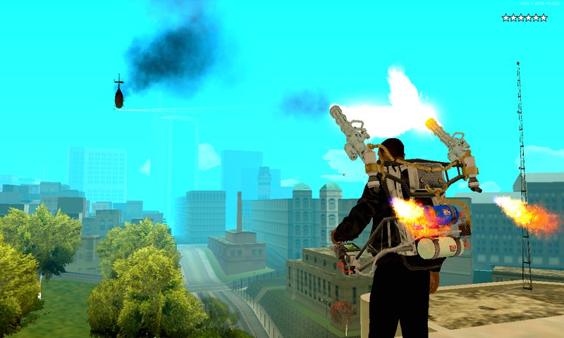 GTA San Andreas Unlimited Jetpack For Android Mod 